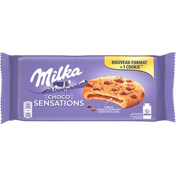 Foto van Milka sensations chocolade koekjes chocovulling 8 stuks 208g bij jumbo
