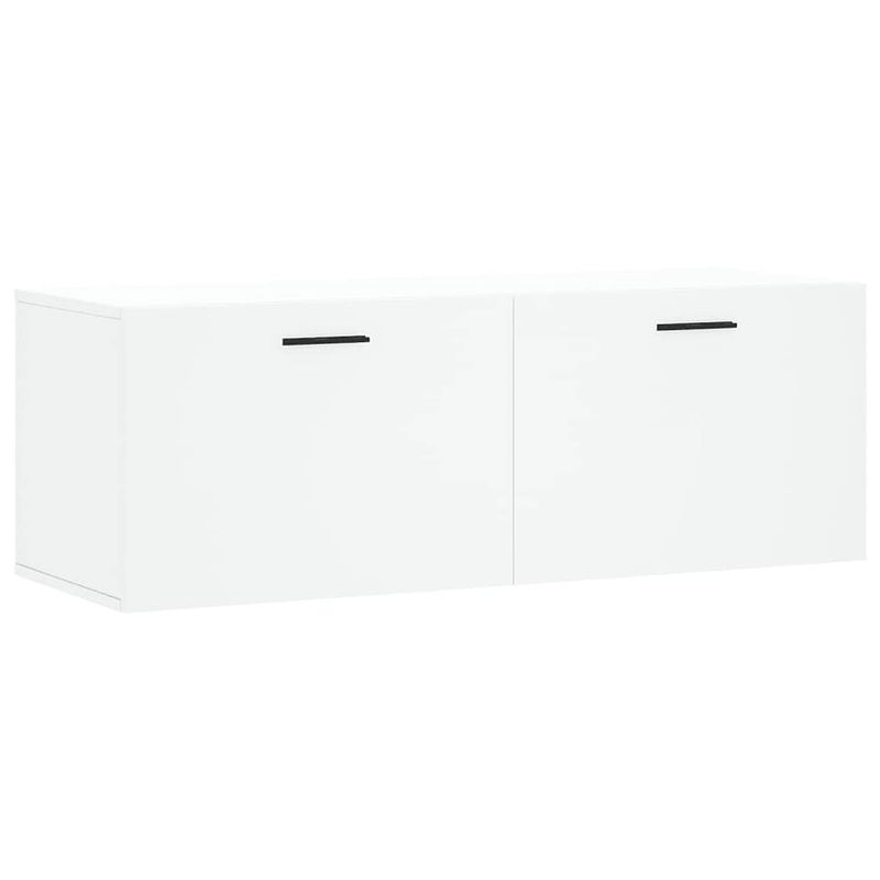 Foto van The living store wandkast - wandgemonteerd - 100 x 36.5 x 35 cm - wit