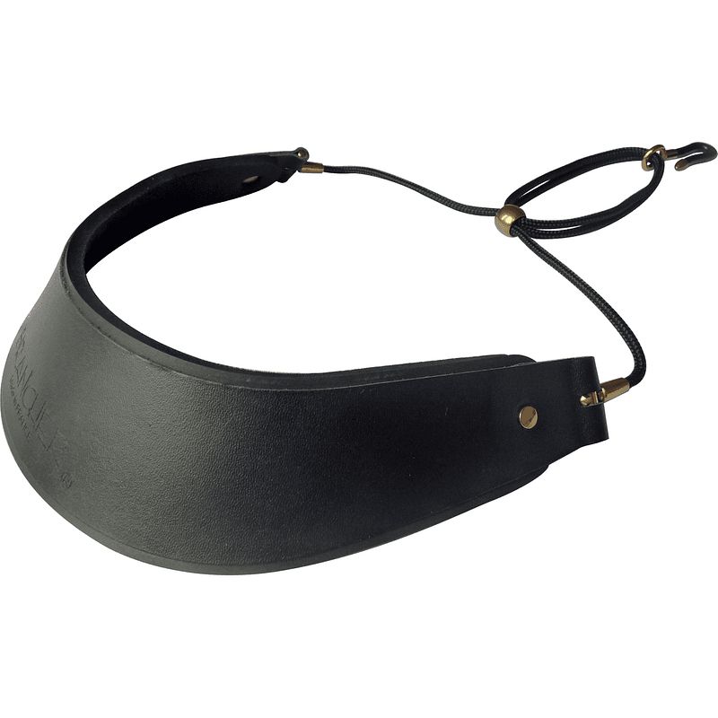 Foto van Brancher crml crescent riem saxofoon - large - zwart + mat zwarte haak