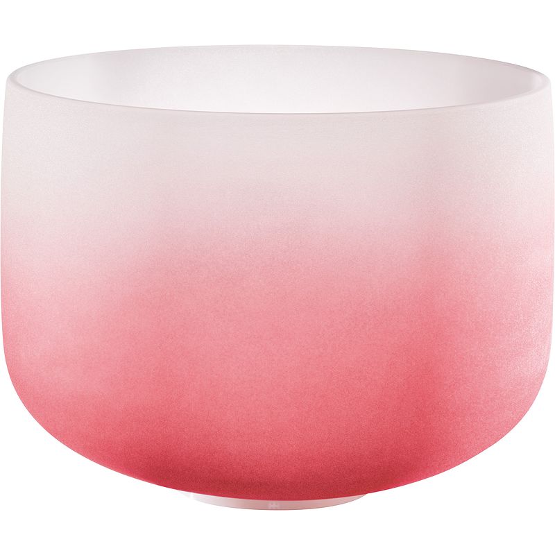 Foto van Meinl csbc14c crystal singing bowl color-frosted klankschaal toon c, wortelchakra