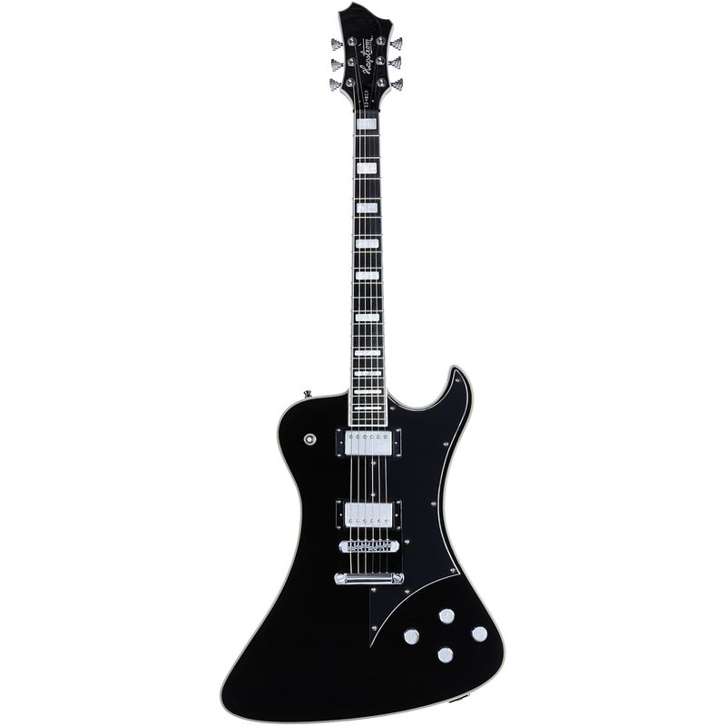 Foto van Hagstrom fantomen custom black gloss elektrische gitaar