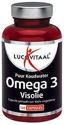 Foto van Lucovitaal omega 3 visolie puur koudwater capsules