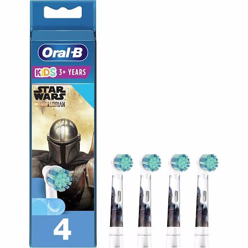 Foto van Oral-b opzetborstels kids mandolarian (4 stuks)