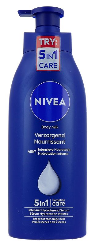 Foto van Nivea bodymilk verzorgend pomp