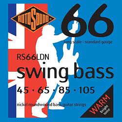 Foto van Rotosound 66ldn swing bass 66 set basgitaarsnaren 45-105 nikkel