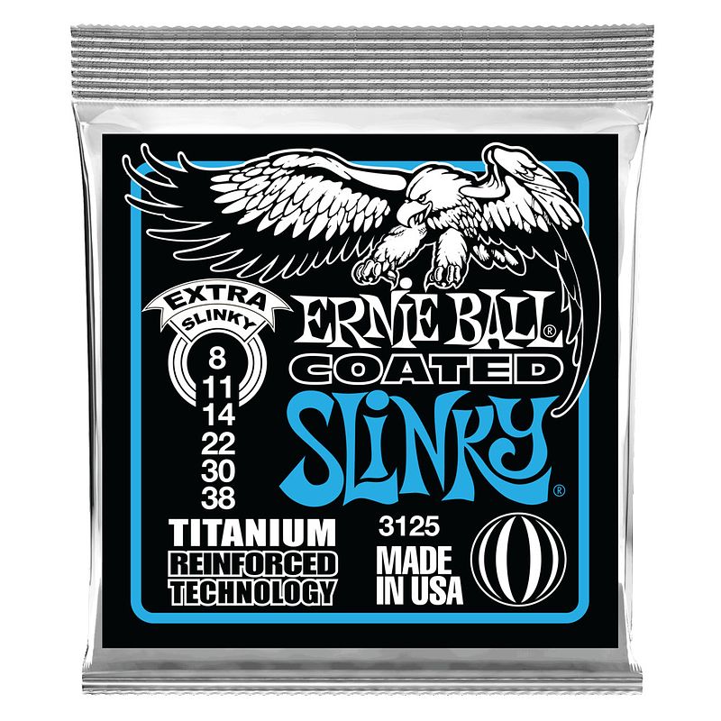 Foto van Ernie ball 3125 extra slinky coated snaren