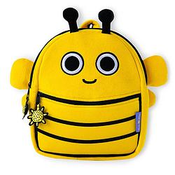 Foto van Milk&moo kinderrugzak - schooltas - rugzak voor kinderen - buzzy bee design - rugtas - geel