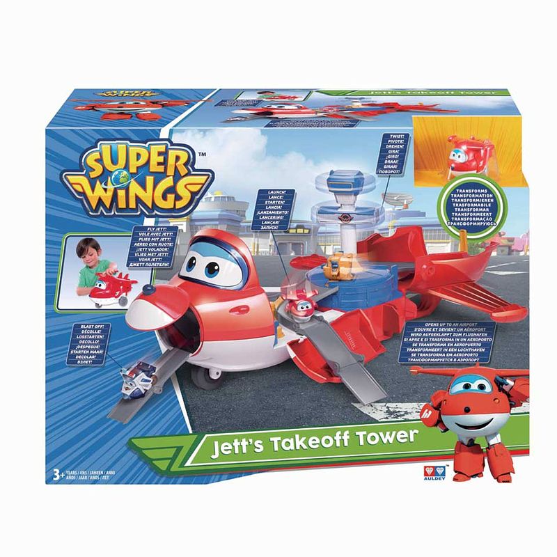 Foto van Super wings jetts luchthaven toren speelset