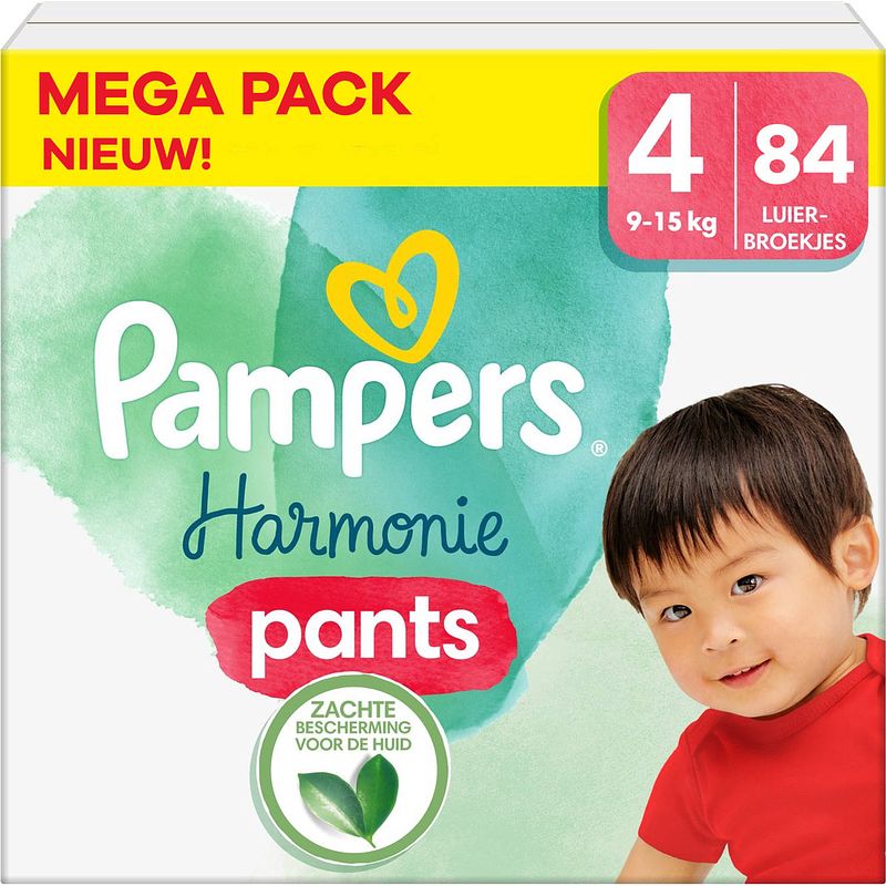 Foto van Pampers - harmonie pants - maat 4 - mega pack - 84 stuks - 9/15 kg