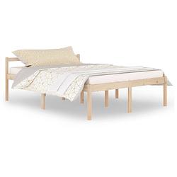 Foto van Vidaxl bedframe massief grenenhout 150x200 cm 5ft king