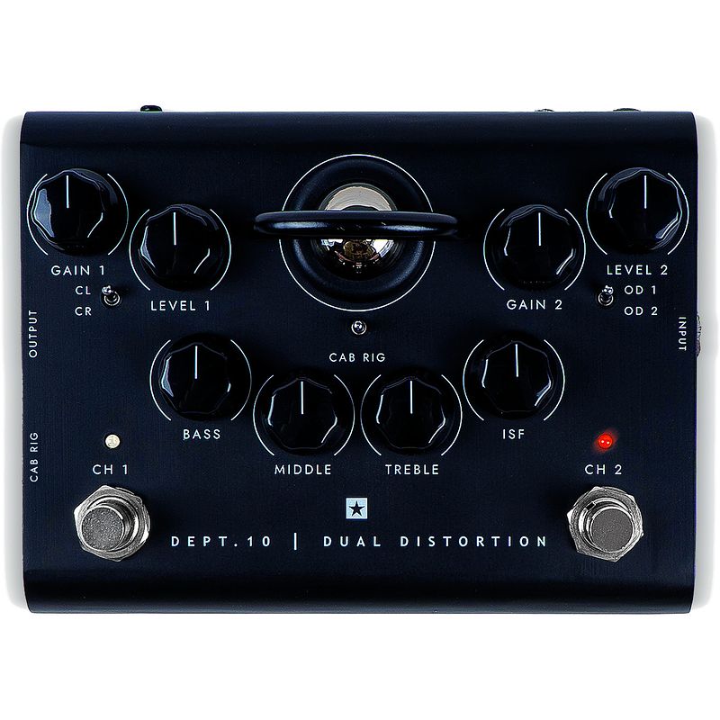 Foto van Blackstar dept.10 dual distortion valve distortion / preamp 2-kanaals effectpedaal