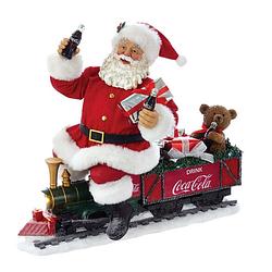 Foto van Kurt s. adler - coke santa train with led battery operated 13 inch