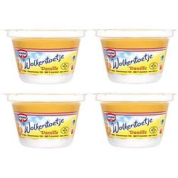 Foto van Dr oetker wolkentoetje vanille 4 x 125g bij jumbo