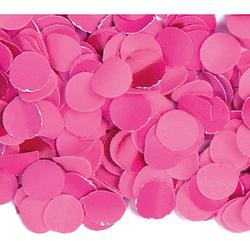 Foto van 3x zakjes van 100 gram party confetti kleur fuchsia roze - confetti