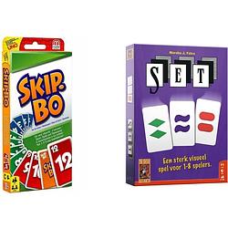Foto van Spellenbundel - kaartspel - 2 stuks - skip-bo & set!