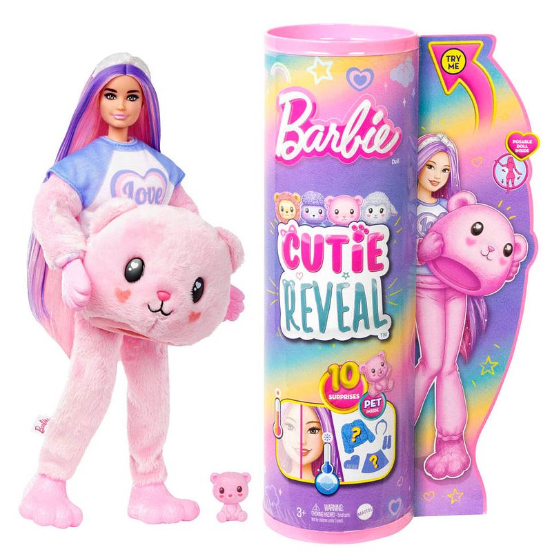 Foto van Barbie cutie reveal cozy cute tee pop teddy