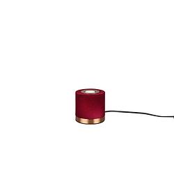 Foto van Moderne tafellamp judy - kunststof - rood