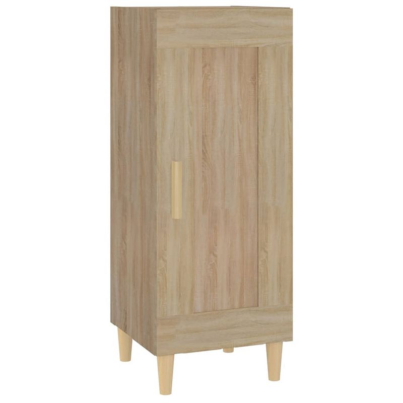 Foto van Vidaxl dressoir 34,5x34x90 cm bewerkt hout sonoma eiken