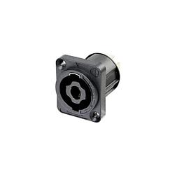 Foto van Neutrik nl4mpxx luidsprekerconnector flensbus, contacten recht aantal polen: 4 zwart 1 stuk(s)