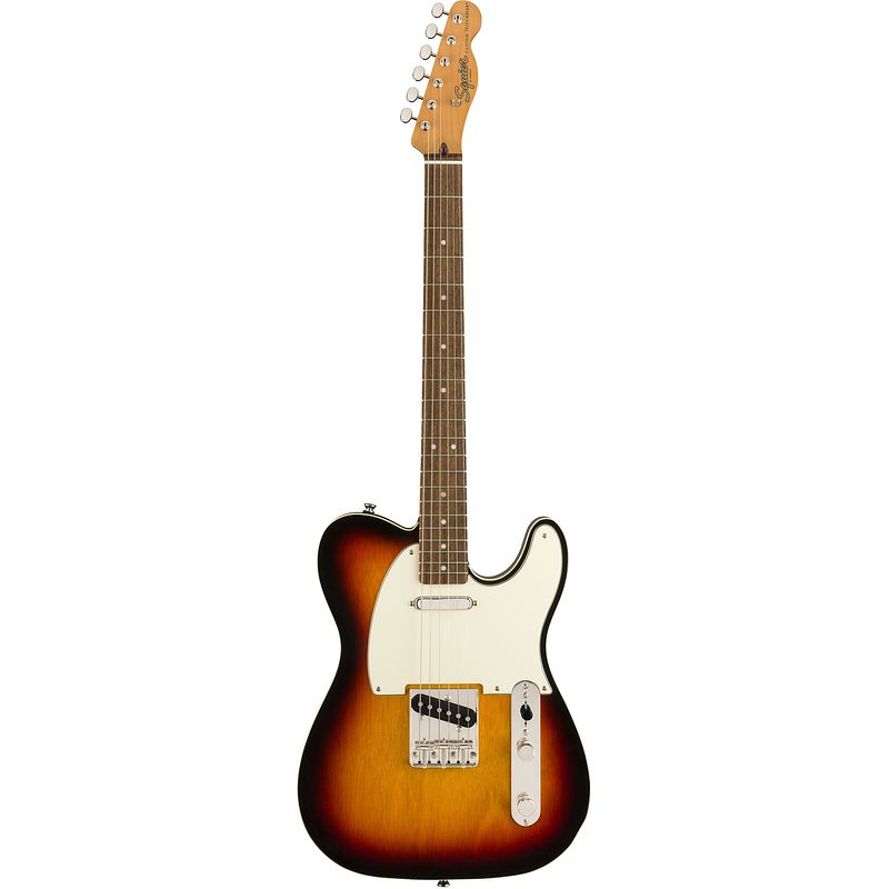 Foto van Squier classic vibe 60s custom telecaster 3-tone sunburst