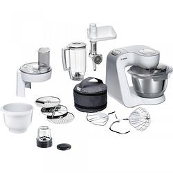 Foto van Bosch keukenmachine mum58257 - wit/zilver