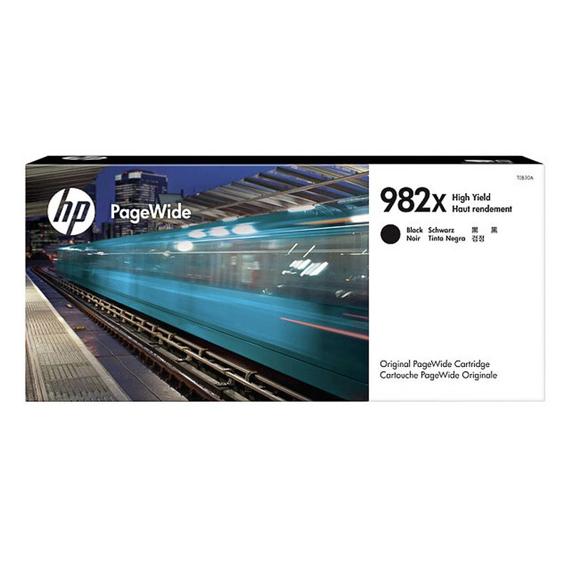 Foto van T0b30a hp 982x pw color ink black hc