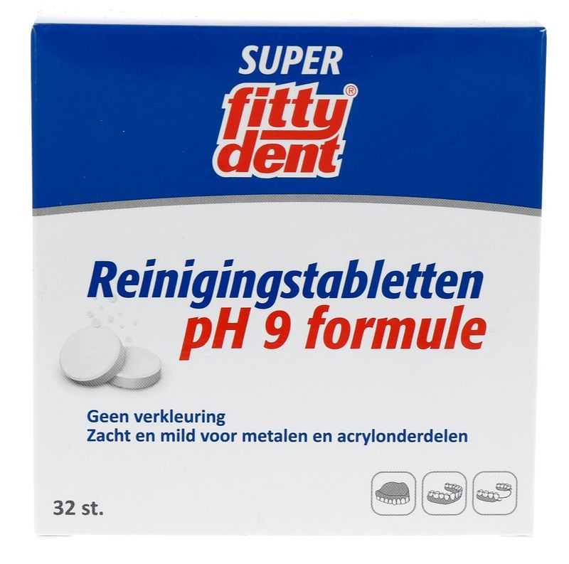 Foto van Fittydent reinigingstabletten