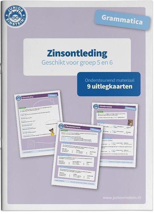 Foto van Zinsontleding - paperback (9789492265937)