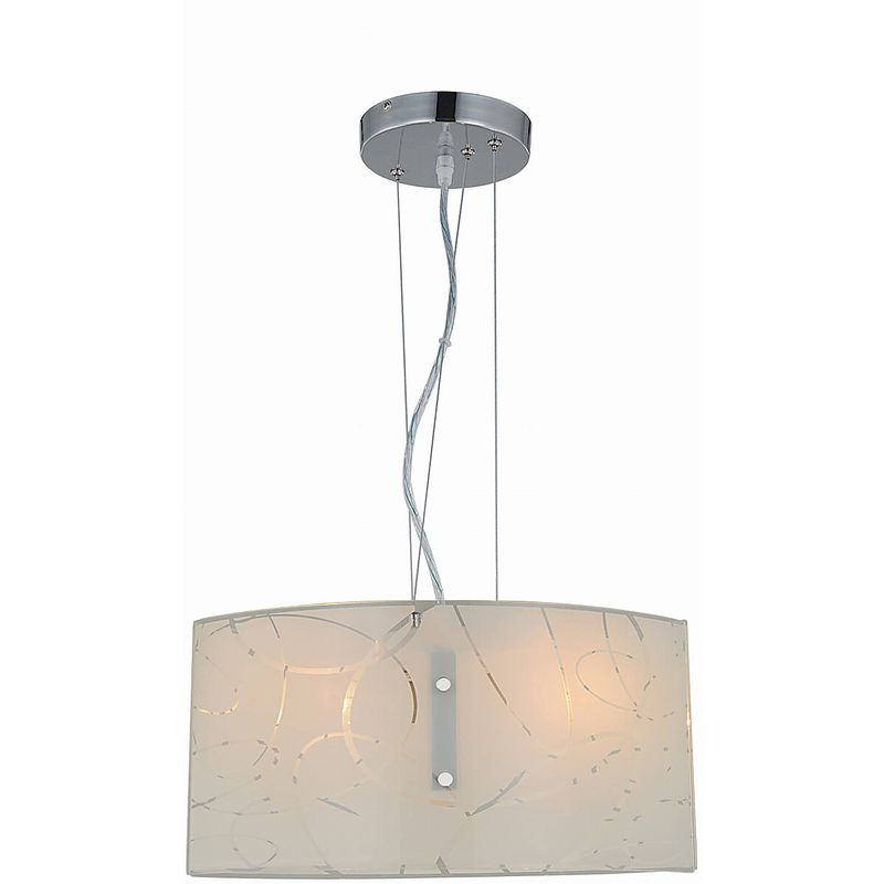 Foto van Led hanglamp - hangverlichting - trion spirilo - e27 fitting - rechthoek - mat wit - aluminium