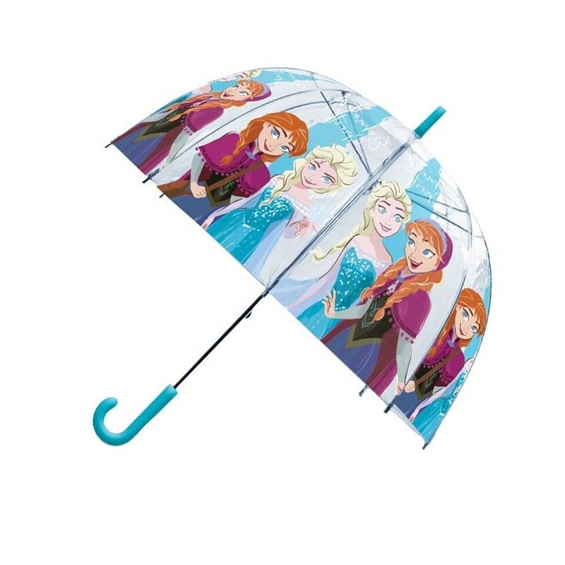 Foto van Disney frozen paraplu - voor kinderen - blauw - d61 cm - paraplu'ss