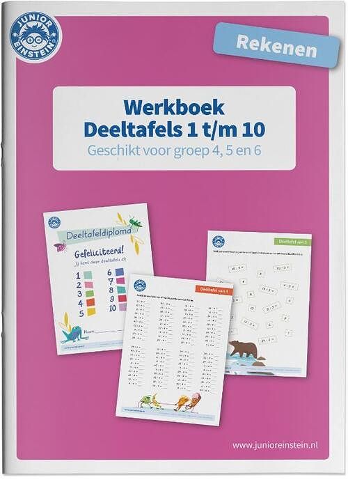 Foto van Deeltafels 1 t/m 10 - paperback (9789493128248)