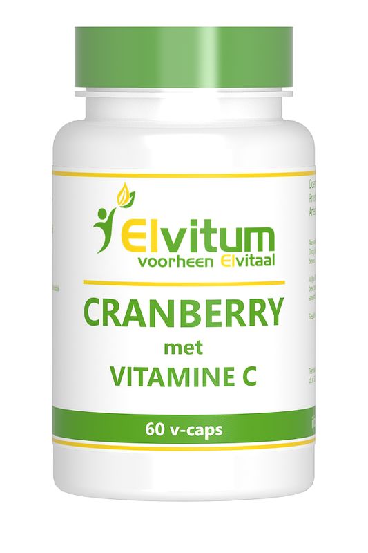 Foto van Elvitum cranberry capsules + vitamine c