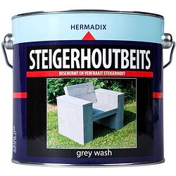 Foto van Hermadix - steigerh beits gr wash 2500 ml