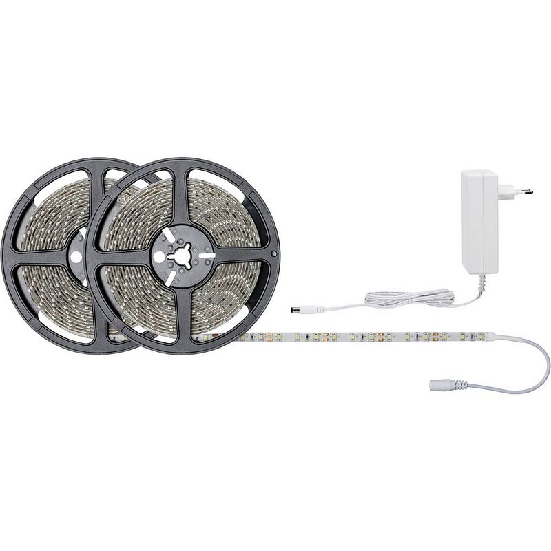 Foto van Paulmann simpled 78974 led-strip complete set met connector (male) 12 v 10 m warmwit