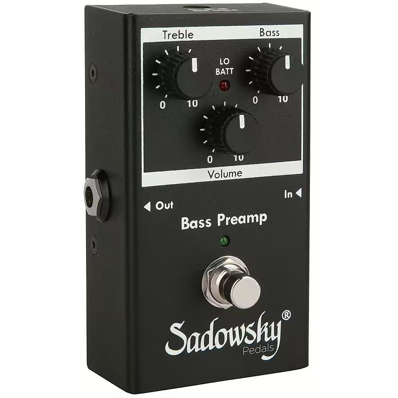 Foto van Sadowsky sbp-2 bass preamp equalizer effectpedaal voor basgitaar