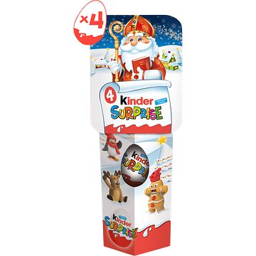 Foto van Kinder surprise 4 x 20g bij jumbo