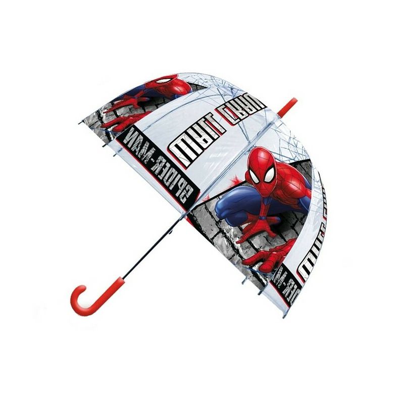 Foto van Spiderman paraplu - voor kinderen - rood/blauw - d61 cm - paraplu'ss