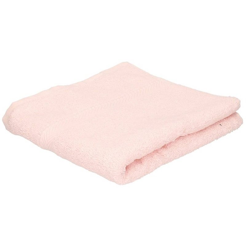 Foto van Luxe handdoeken licht roze 50 x 90 cm 550 grams - badhanddoek