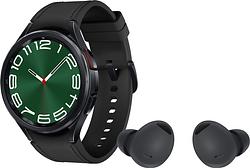 Foto van Samsung galaxy watch 6 classic zwart 47mm + samsung galaxy buds 2 pro