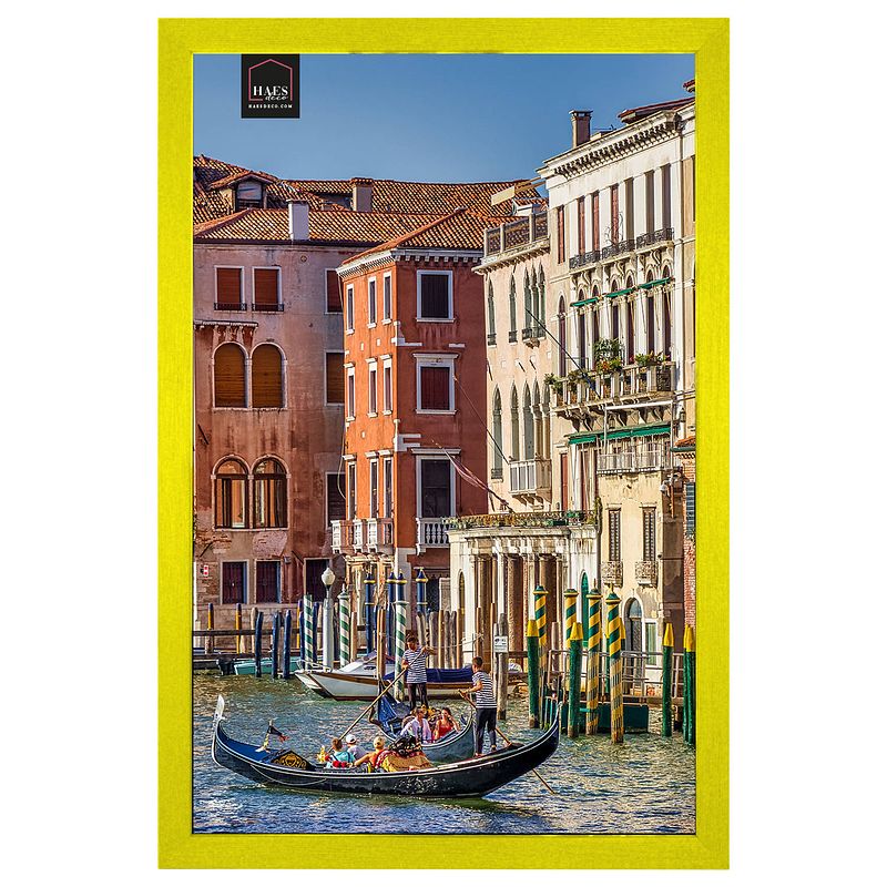 Foto van Haes deco - houten fotolijst venezia geel 20x30 -sp12530