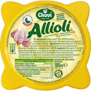 Foto van Chovi allioli 180ml bij jumbo