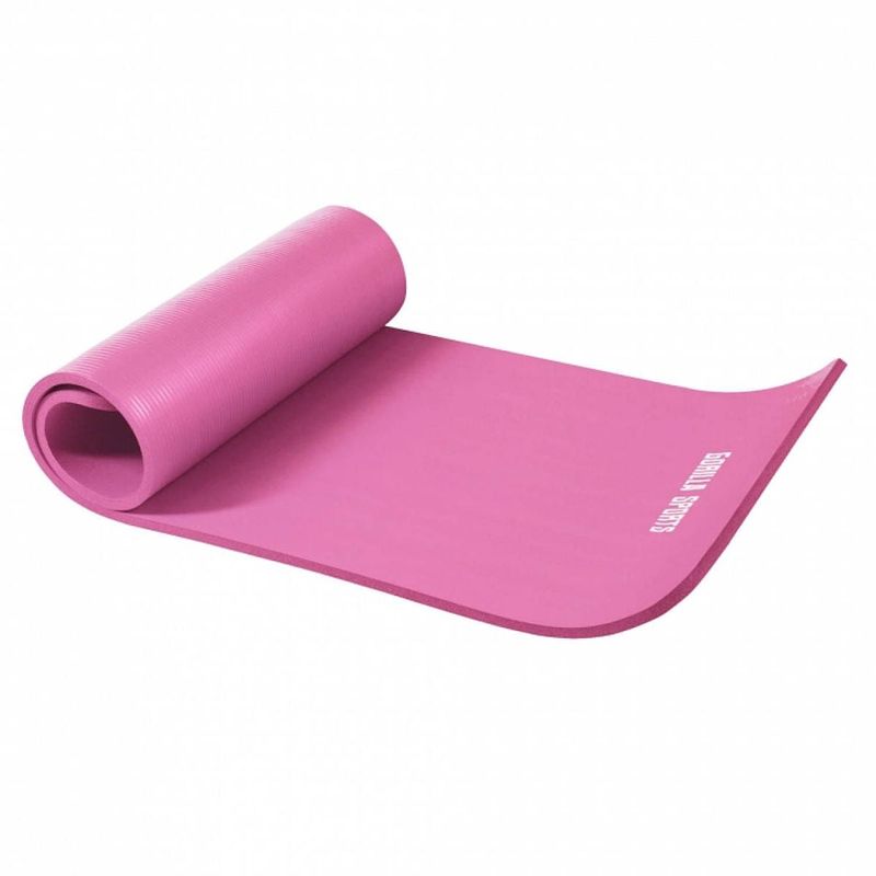 Foto van Gorilla sports roze - yogamat deluxe 190 x 100 x 1,5 cm