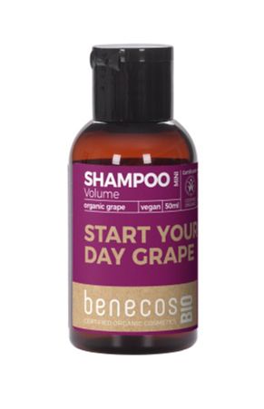 Foto van Benecos grape volume shampoo mini