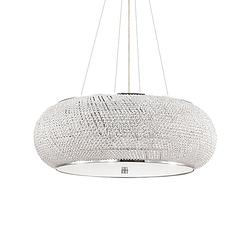 Foto van Ideal lux - pasha's - hanglamp - metaal - e14 - chroom