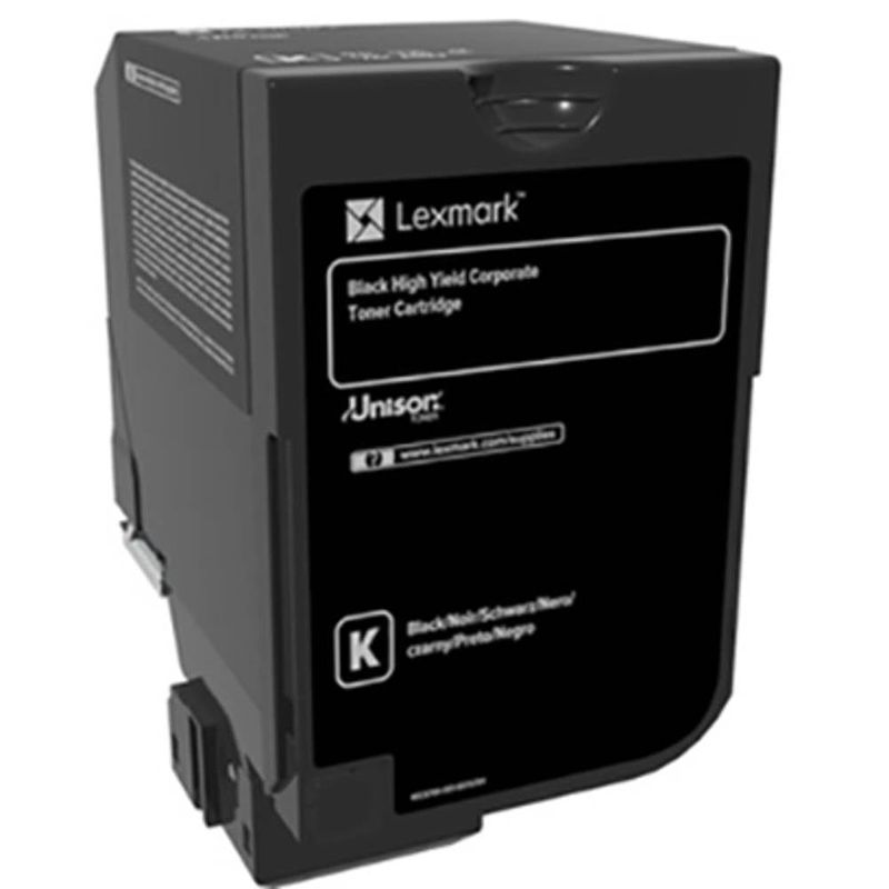 Foto van Lexmark toner 74c2hke 74c2hke origineel zwart 20000 bladzijden