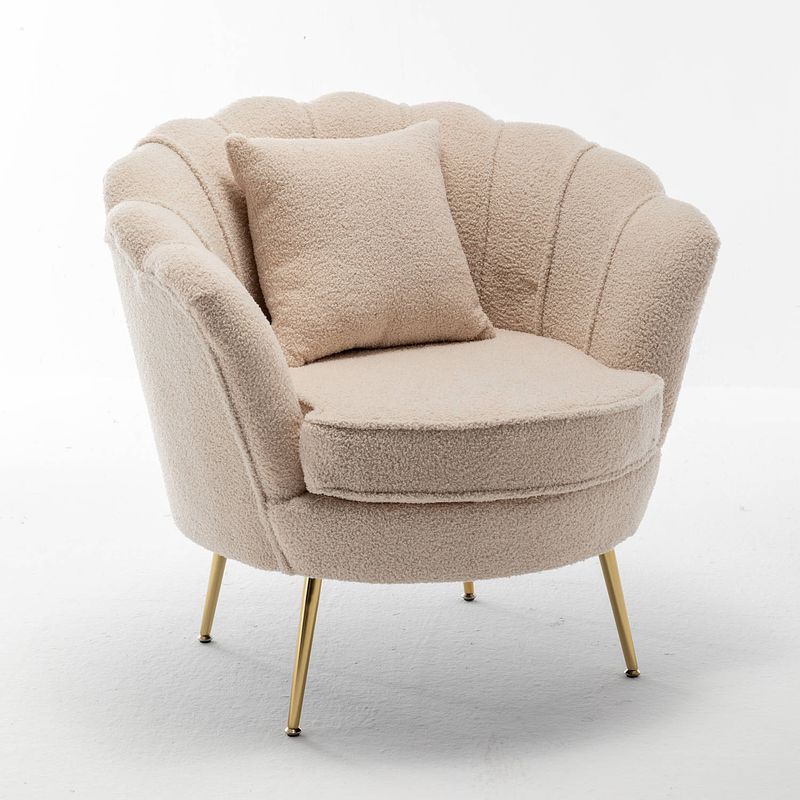 Foto van Fauteuil zitbank 1 persoons belle teddy beige