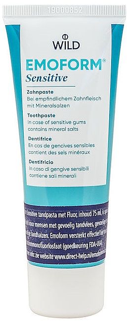 Foto van Emoform tandpasta sensitive fluoride