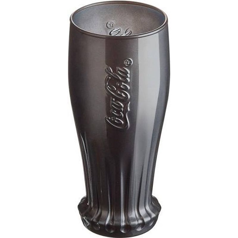 Foto van Luminarc coca cola crown longdrinkglazen - 35 cl - grijs - set-4