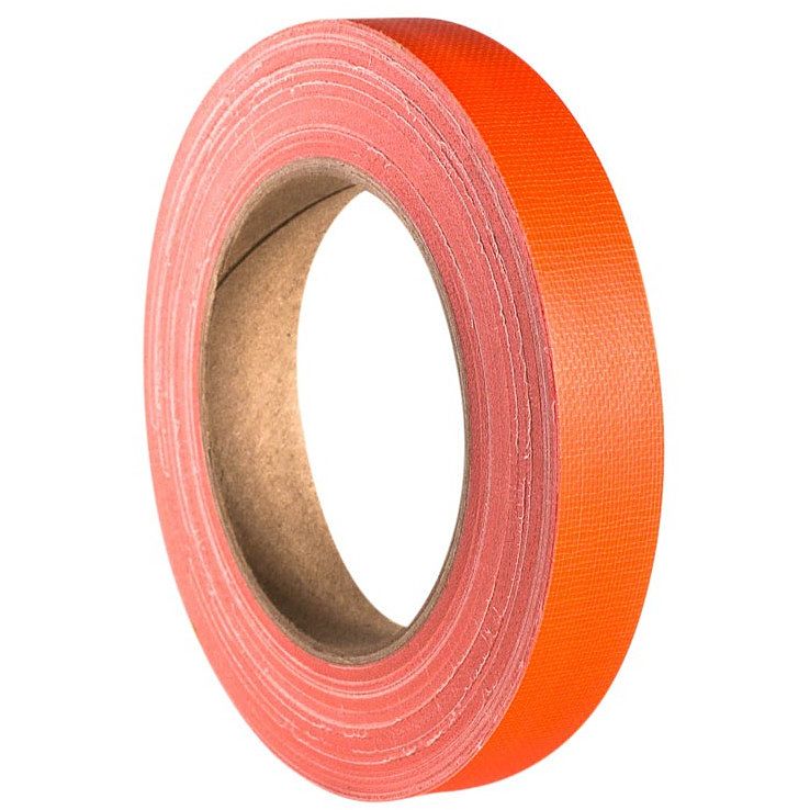 Foto van Adam hall 58064nor gaffer tape 19 mm x 25 m neon oranje