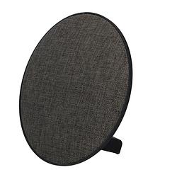 Foto van Dunlop speaker - bluetooth - 2x 5 watt - rond - grijs/ zwart